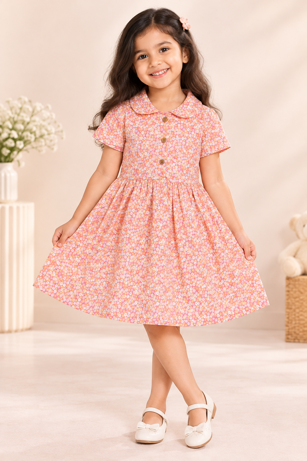 Printed Girls Frock
