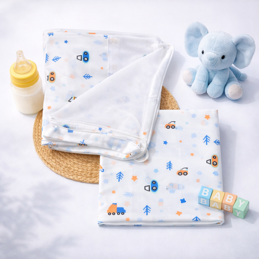 Organic Cotton Cradle(Thottil) cloth & Mosquito Net Set