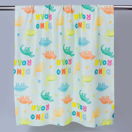 Dino Roar Bamboo Bath Towel for Kids – Ultra Soft, 3X Absorbent, Antibacterial (60x120 cm)