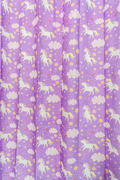 Unicorn Printed Curtains for kids & Babies Room