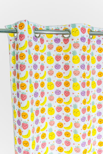 Little Fruit Friends Printed Curtains for kids & Babies Room