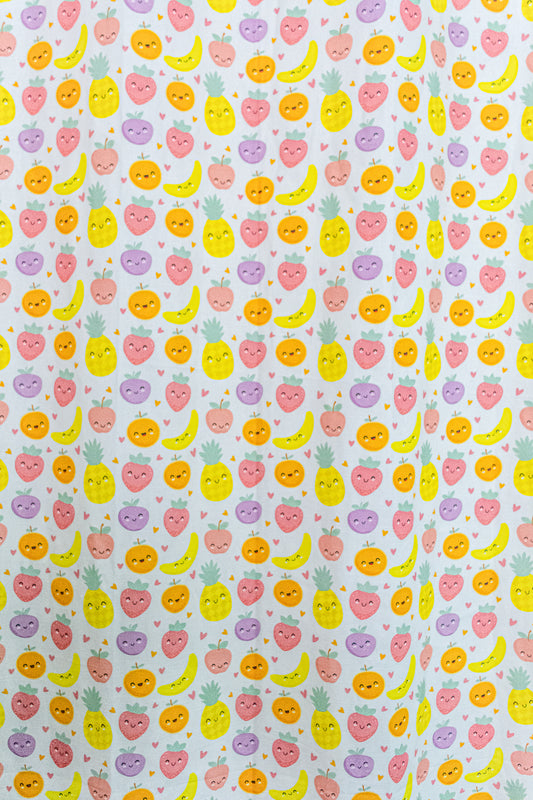 Little Fruit Friends Printed Curtains for kids & Babies Room