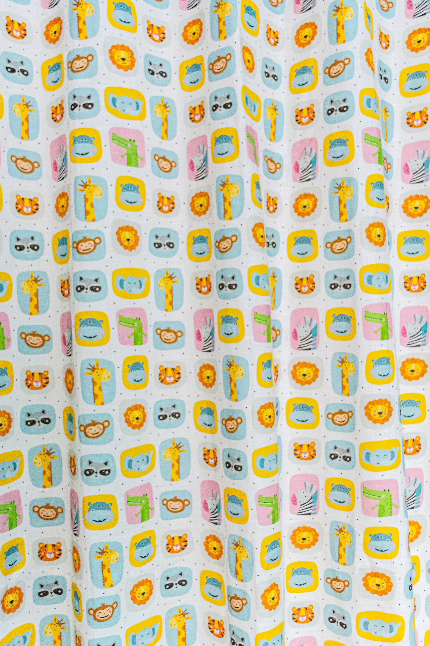 Little Jungle Friends Printed Curtains for kids & Babies Room