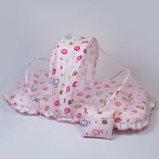Muslin Mosquito Net Bed
