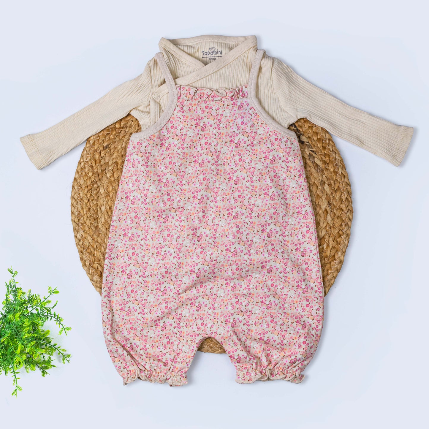 Dungree with T-shirt Set (6-9 months)