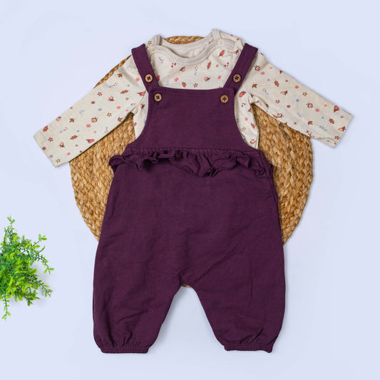 Dungree with T-shirt Set (3-6 months)