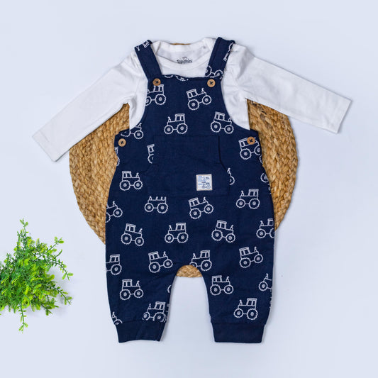 Dungree with T-shirt Set (3-6 months)