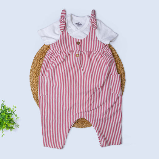 Dungree with T-shirt Set (3-6 months)