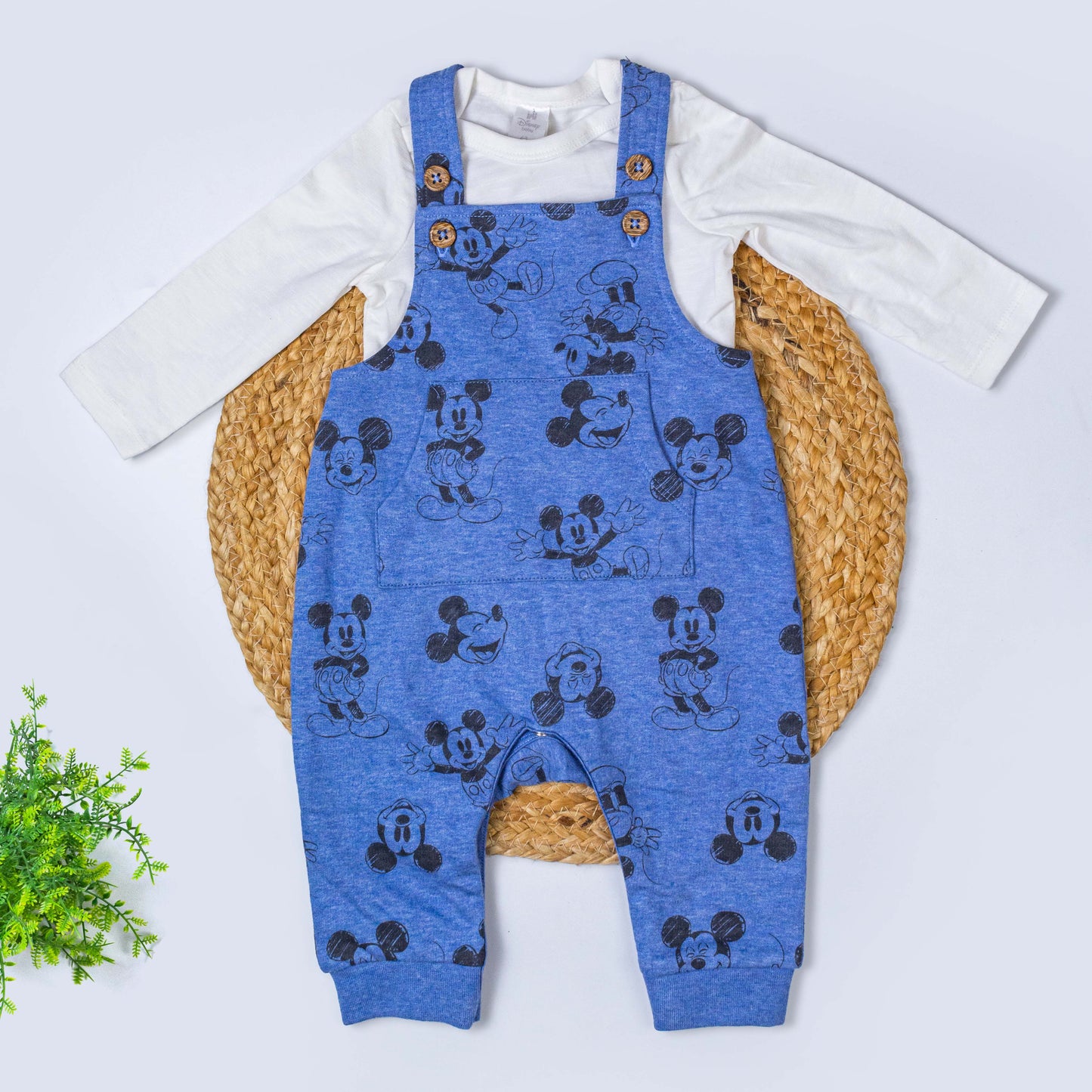 Dungree with T-shirt Set (6-9 months)