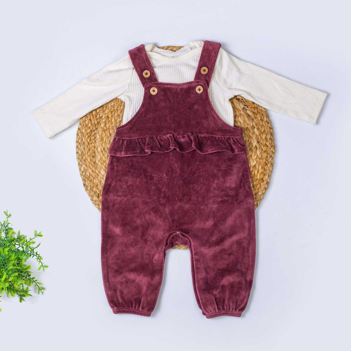 Dungree with T-shirt Set (6-9 months)