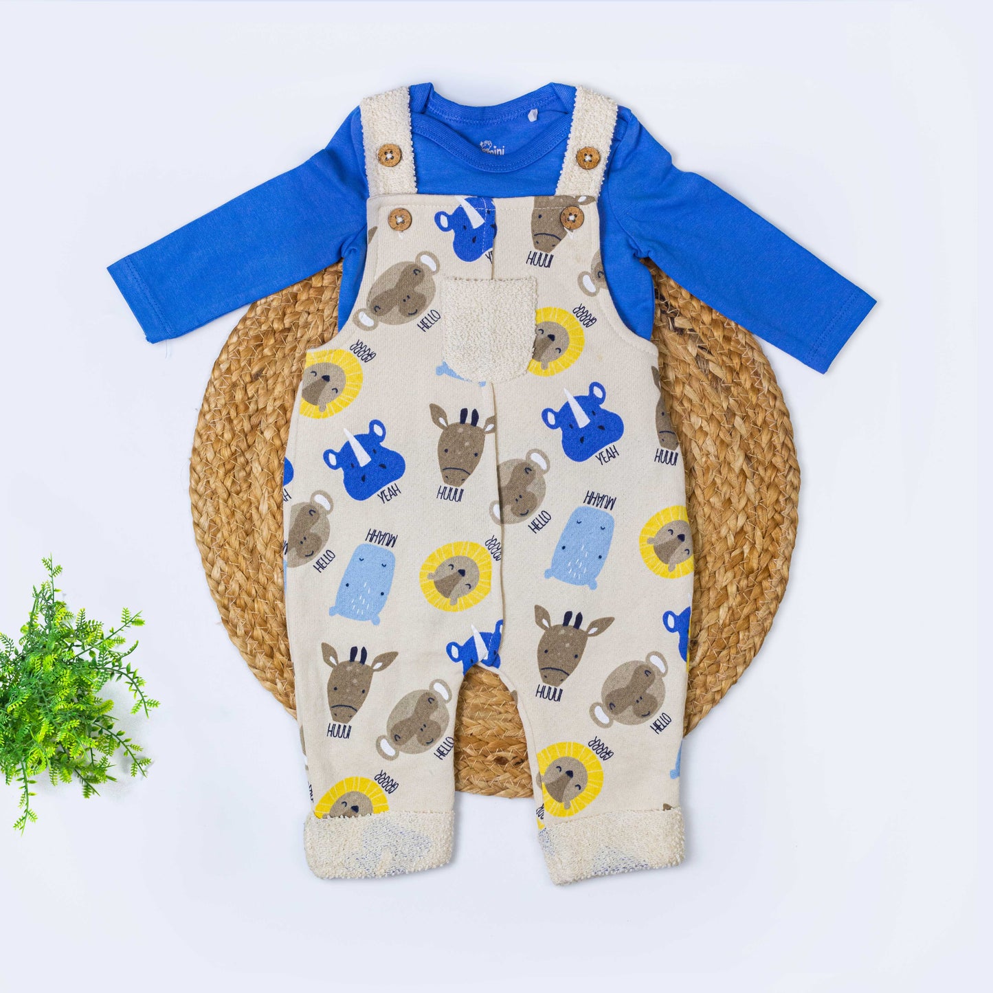 Dungree with T-shirt Set (3-6 months)