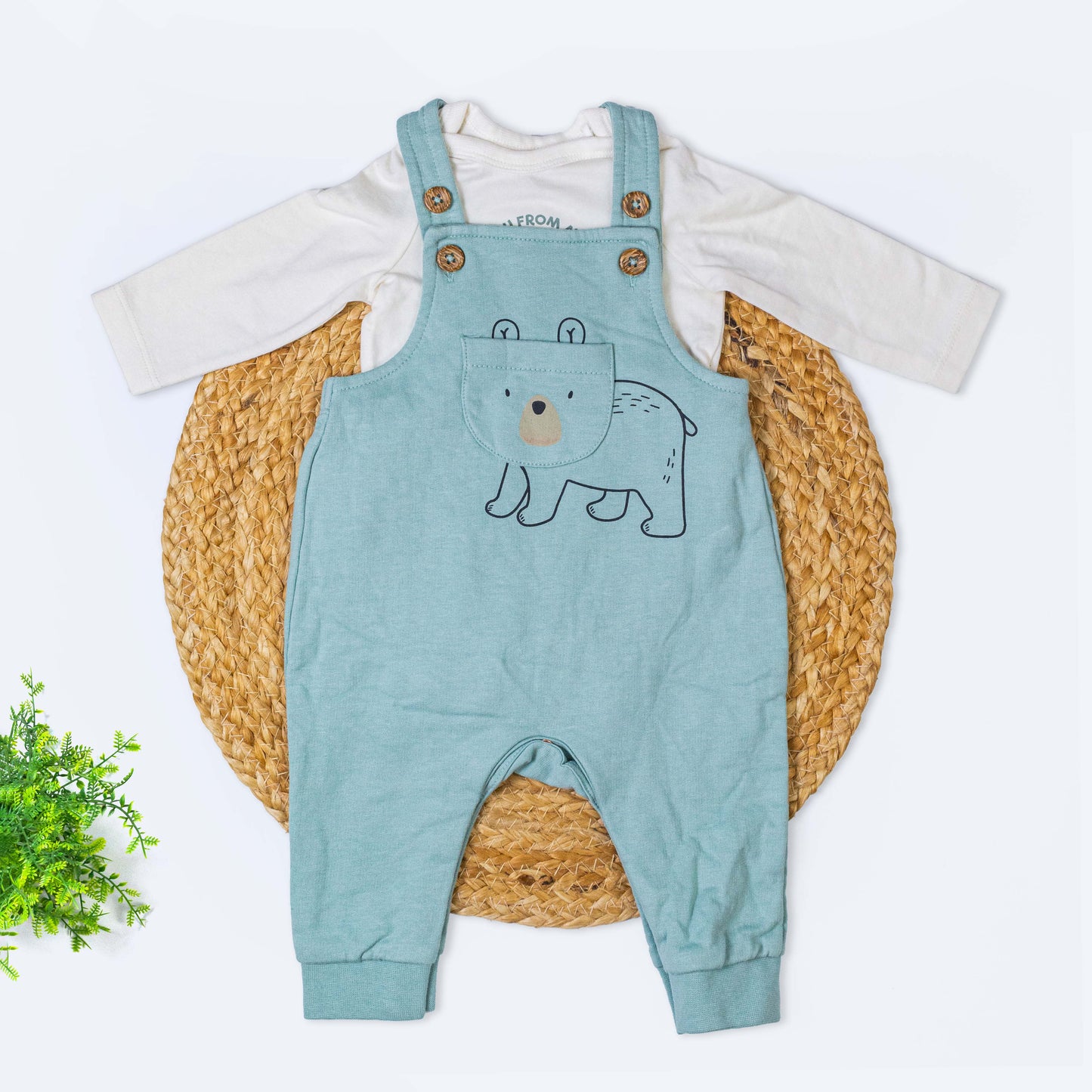 Dungree with T-shirt Set (3-6 months)