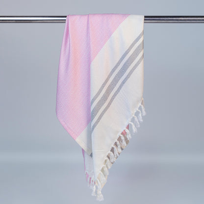 Pink Bamboo Bath Towel 75x150cm (Silky Soft)
