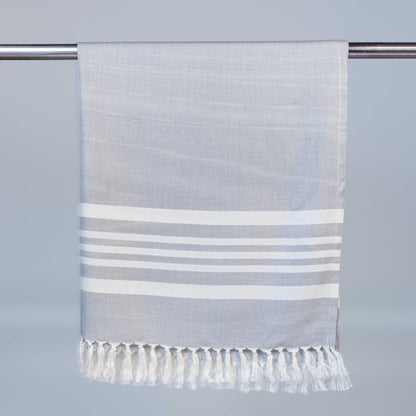 Silver Grey Bamboo Bath Towel 75x150cm