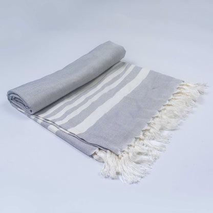 Silver Grey Bamboo Bath Towel 75x150cm