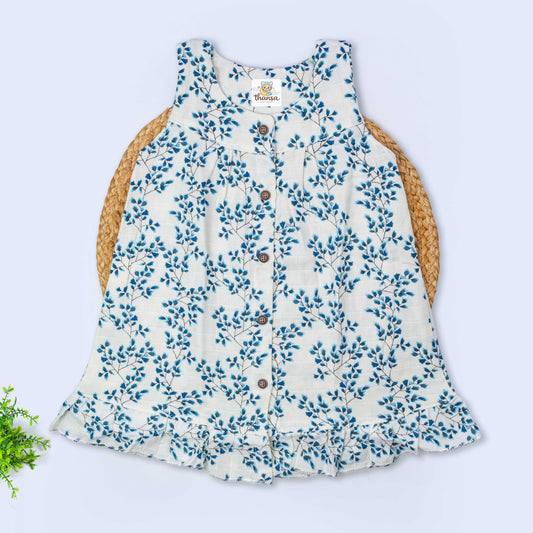 Muslin Sleeveless Frock (18-24 months)