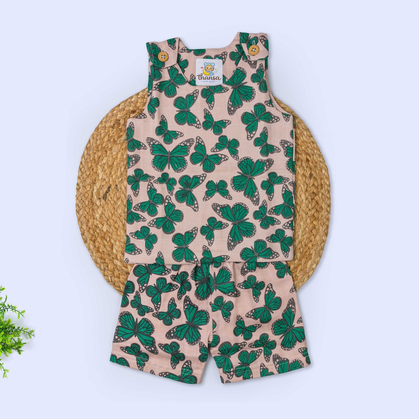 Muslin Co-Ord Set - Double Layer (3-6 months)