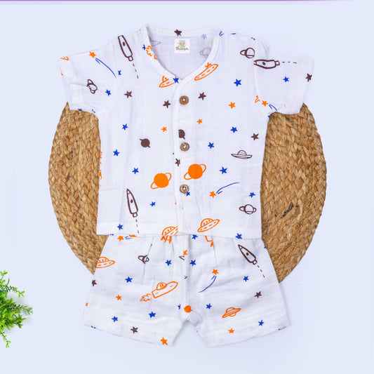 Muslin Co-Ord Set (0-3 months)