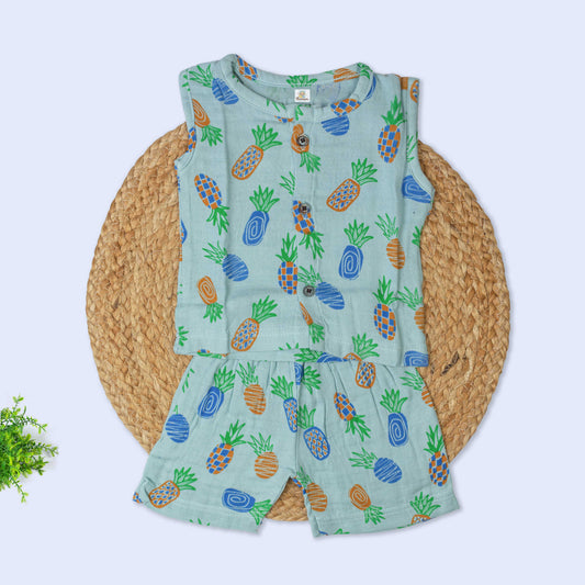Muslin Co-Ord Set (0-3 months)