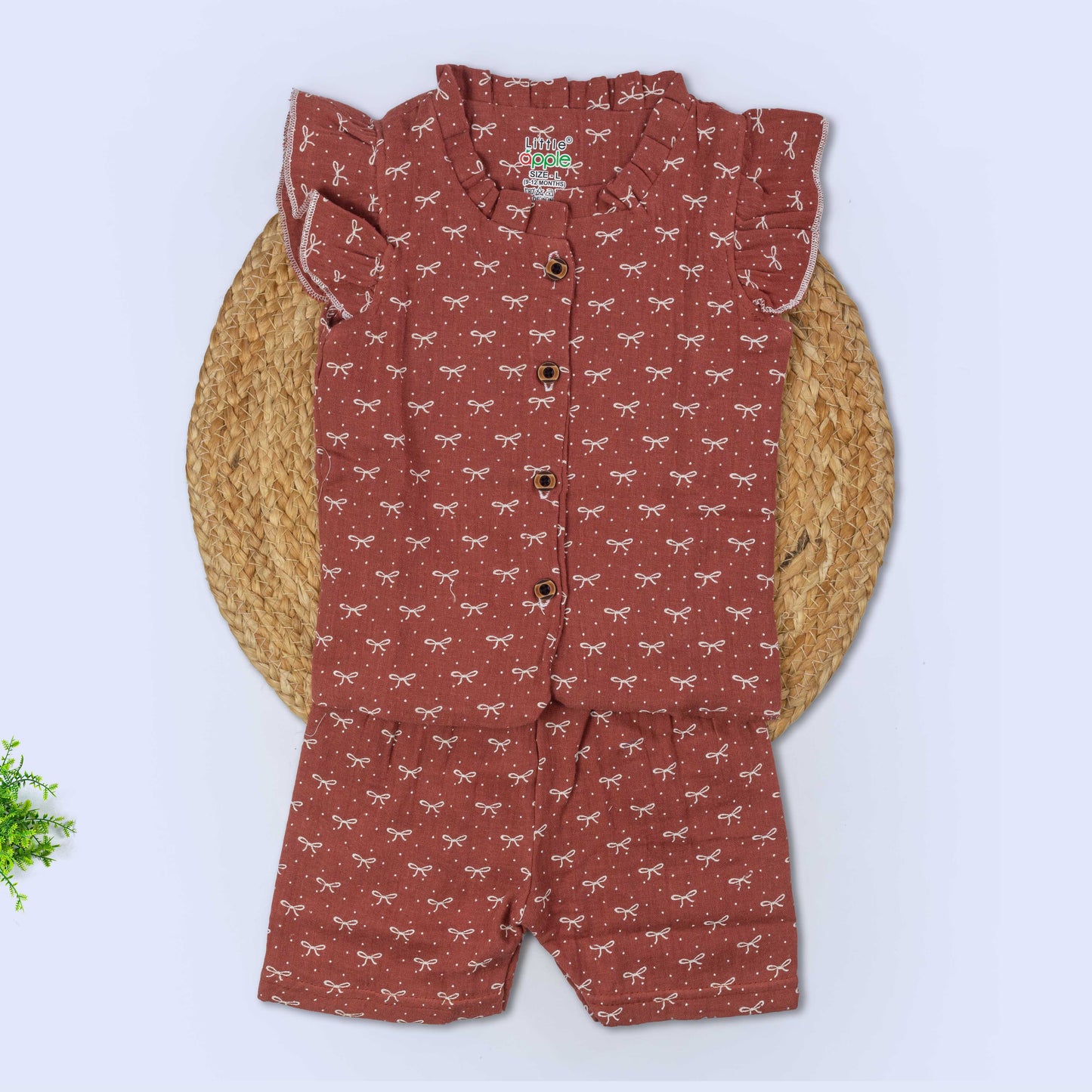 Girls Muslin Co-Ord Set (12-18 months)