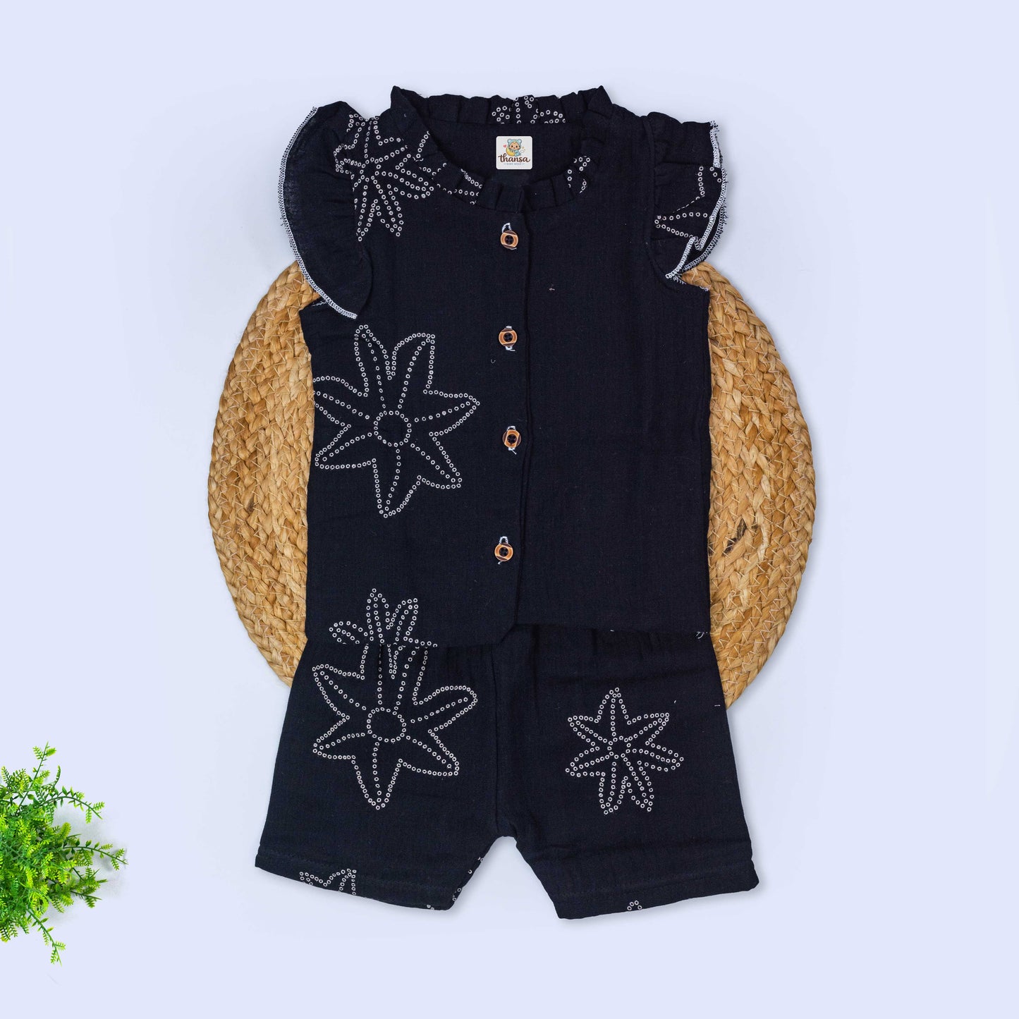 Girls Muslin Co-Ord Set (12-18 months)