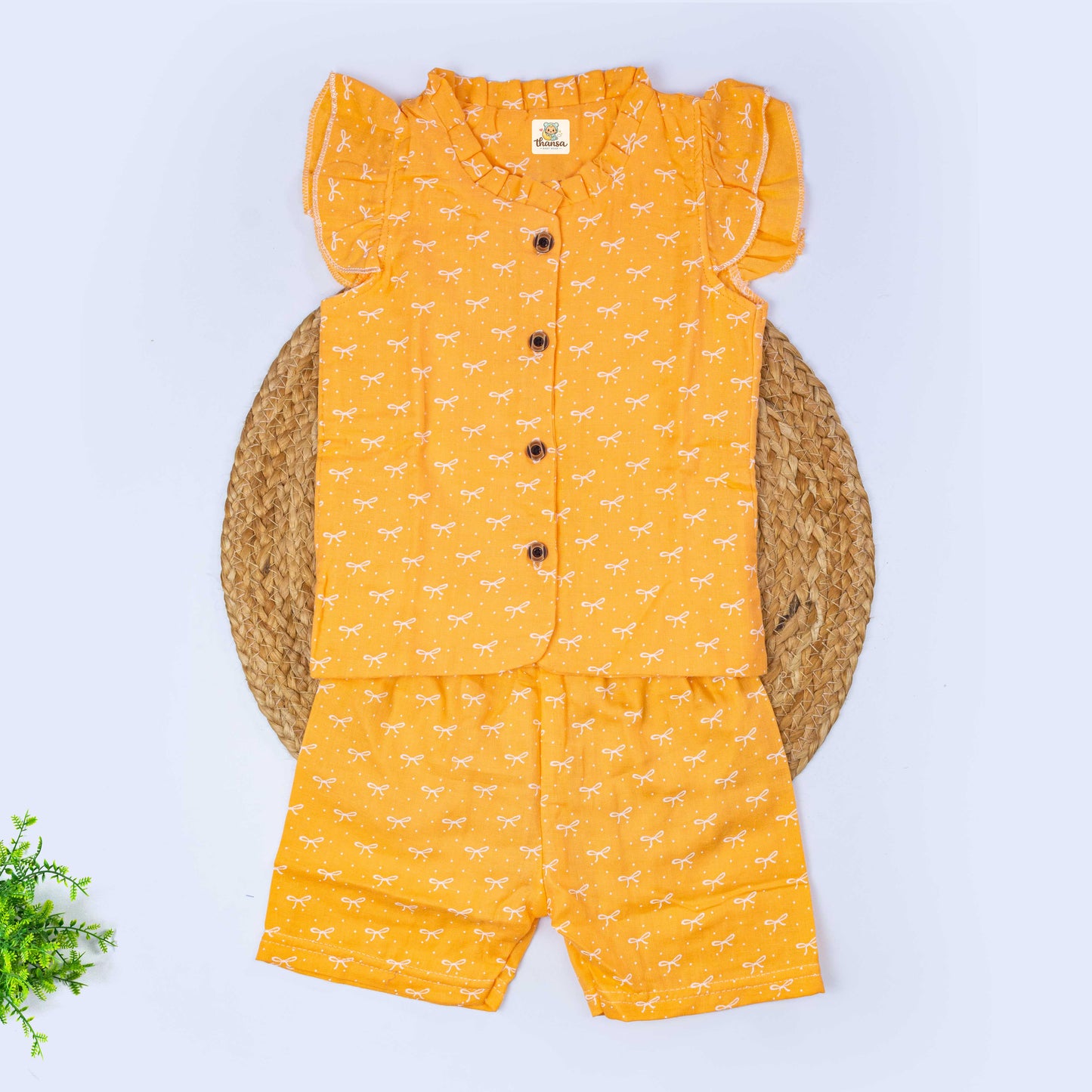 Girls Muslin Co-Ord Set (12-18 months)