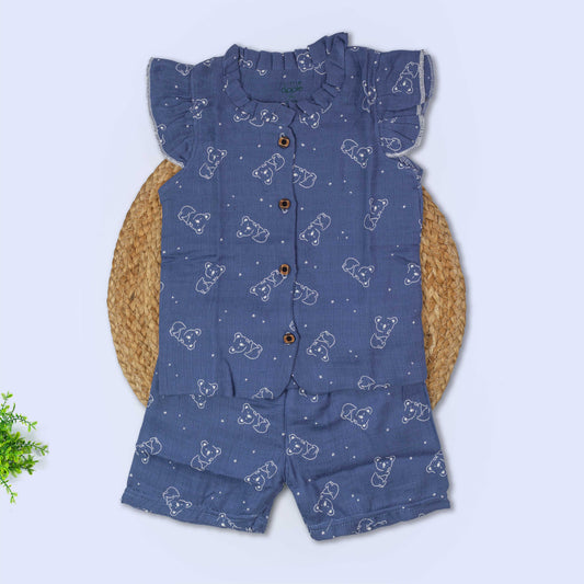 Girls Muslin Co-Ord Set (18-24 months)
