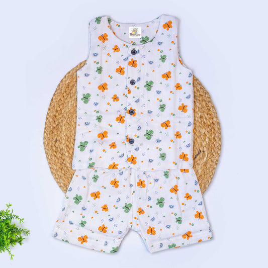 Muslin Co-Ord Set - Double Layer (9-12 months)