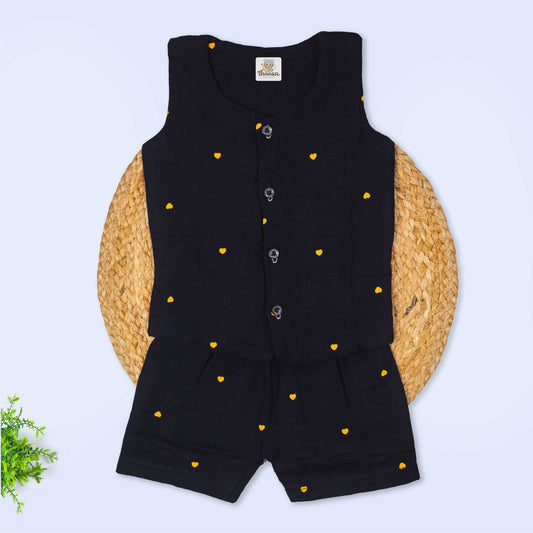 Muslin Co-Ord Set - Double Layer (3-6 months)