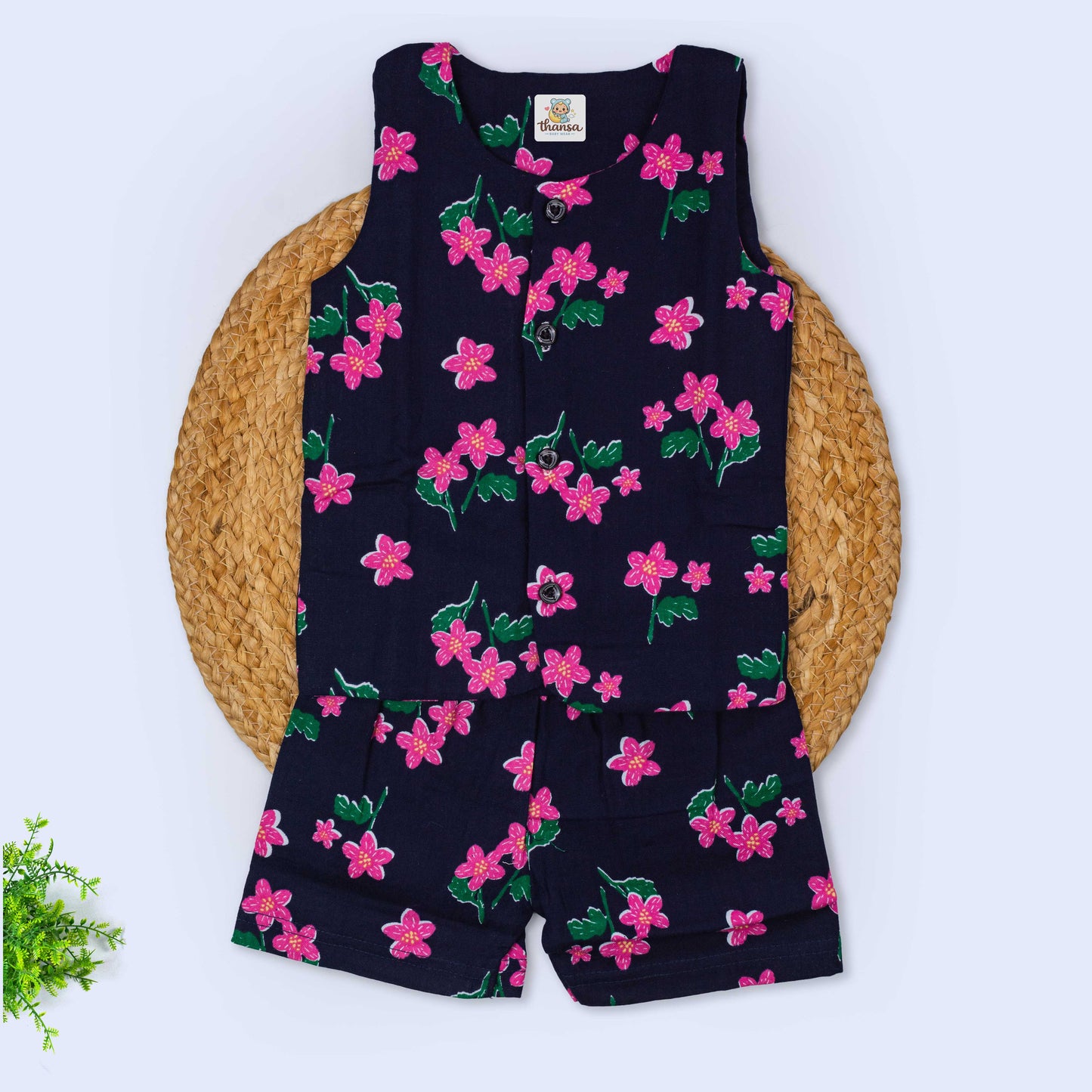 Muslin Co-Ord Set - Double Layer (3-6 months)