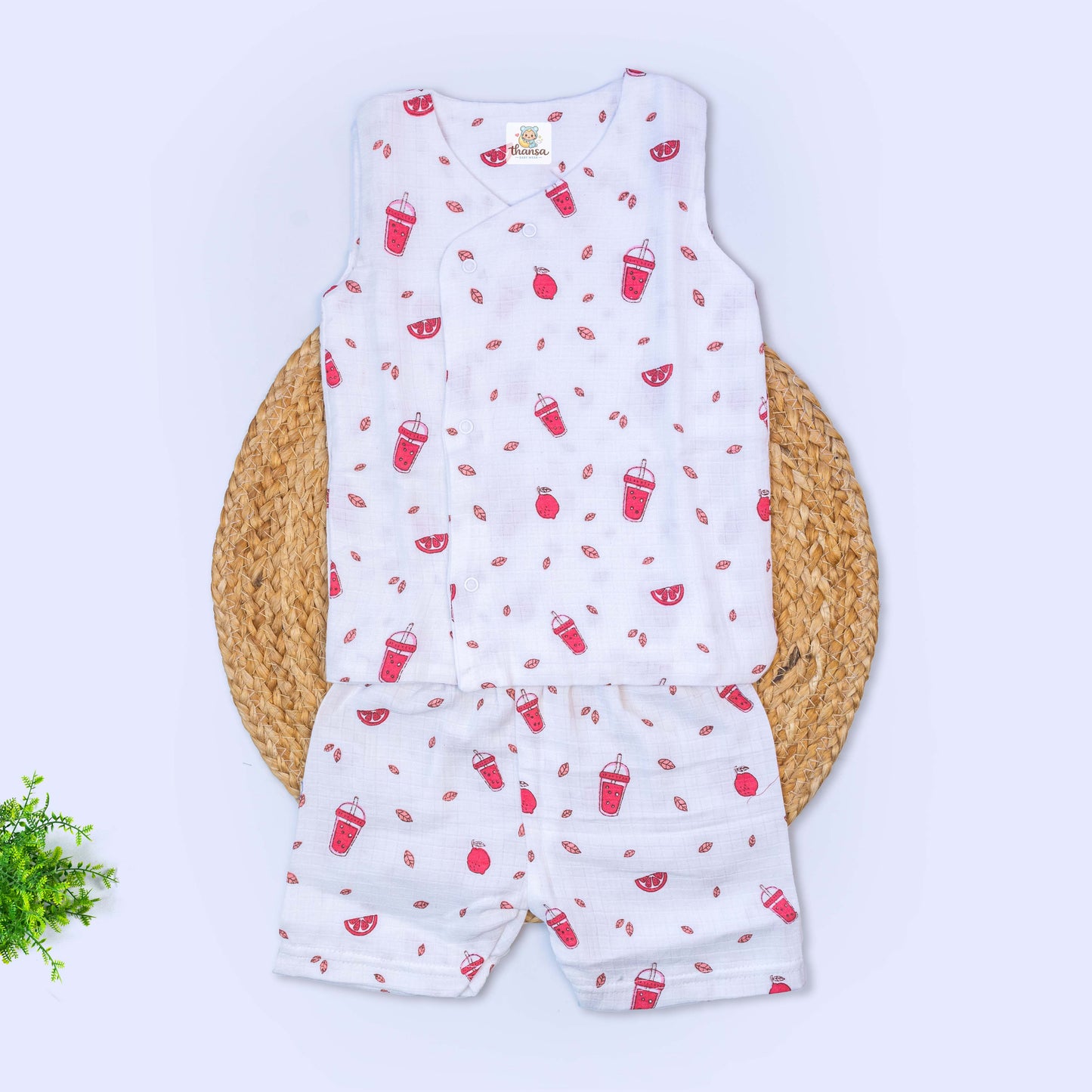 Muslin Co-Ord Set - Double Layer (9-12 months)