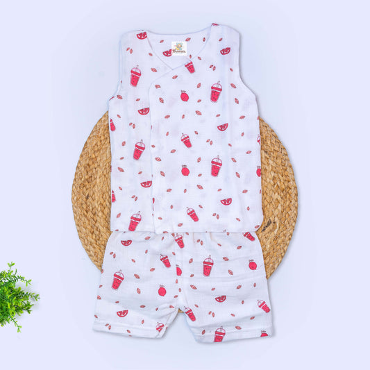 Muslin Co-Ord Set - Double Layer (3-6 months)