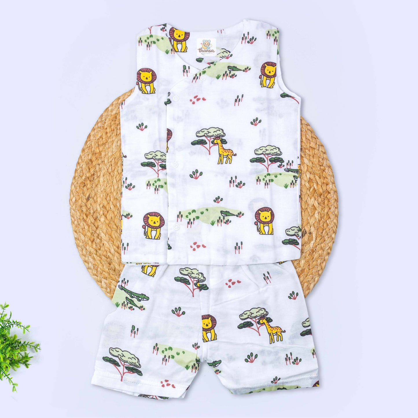 Muslin Co-Ord Set - Double Layer (6-9months)