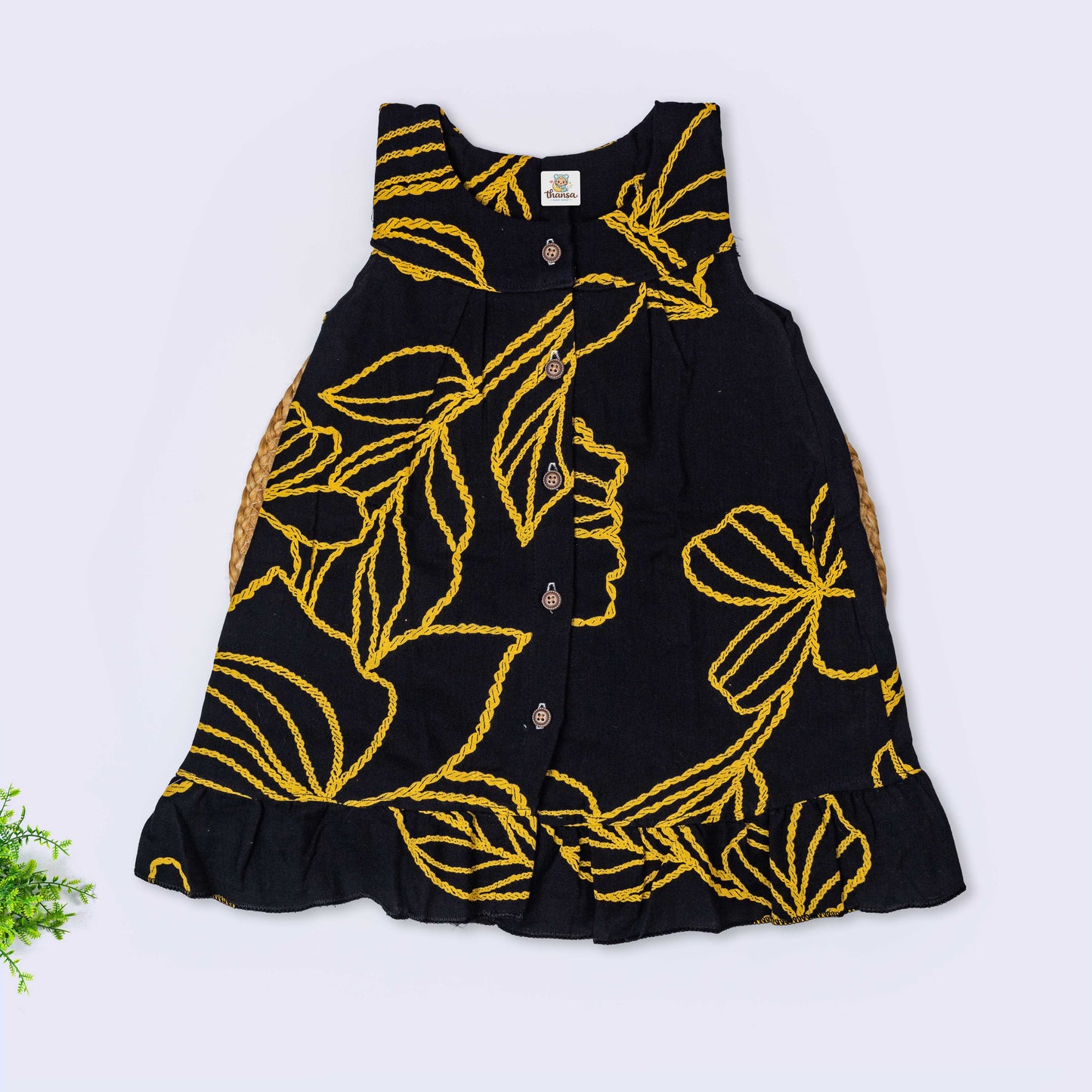 Muslin Sleeveless Frock (18-24 months)
