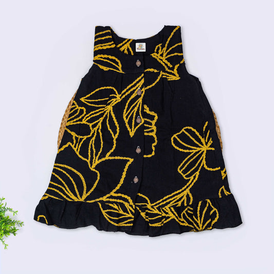 Muslin Sleeveless Frock (18-24 months)