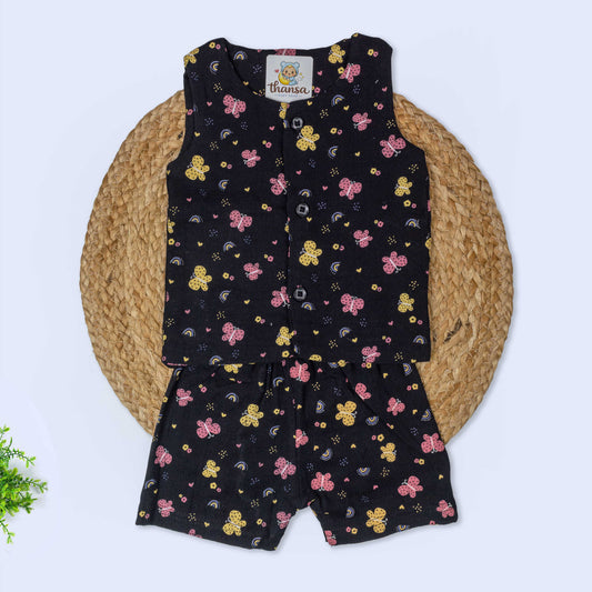 Muslin Co-Ord Set - Double Layer (3-6 months)