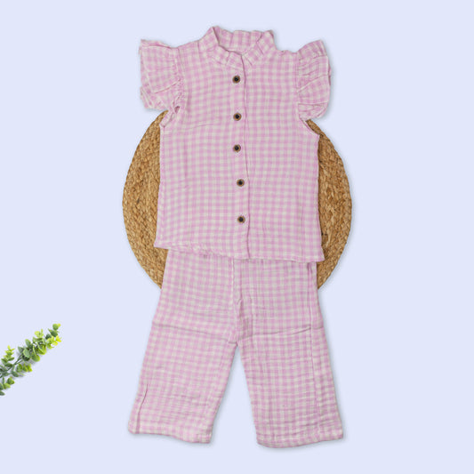 Girls Muslin Co-Ord Set (12-18 months)