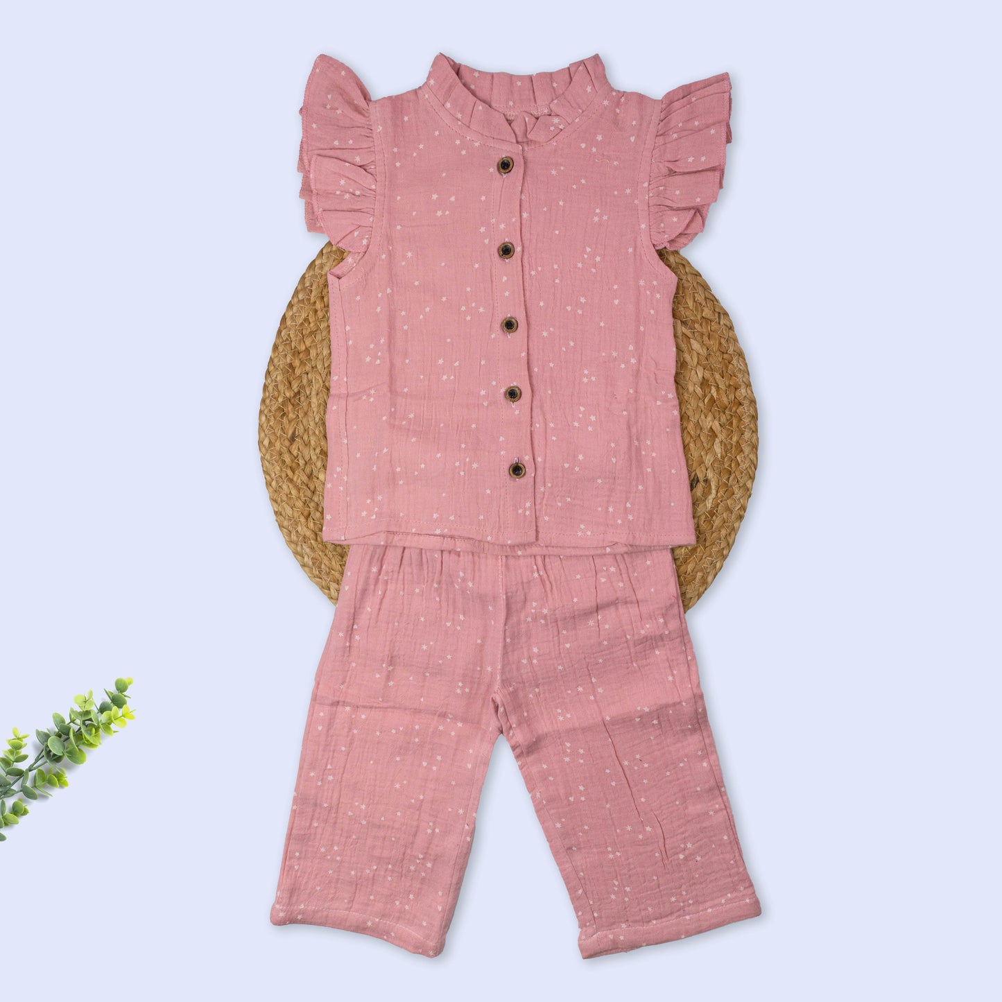 Girls Muslin Co-Ord Set (12-18 months)