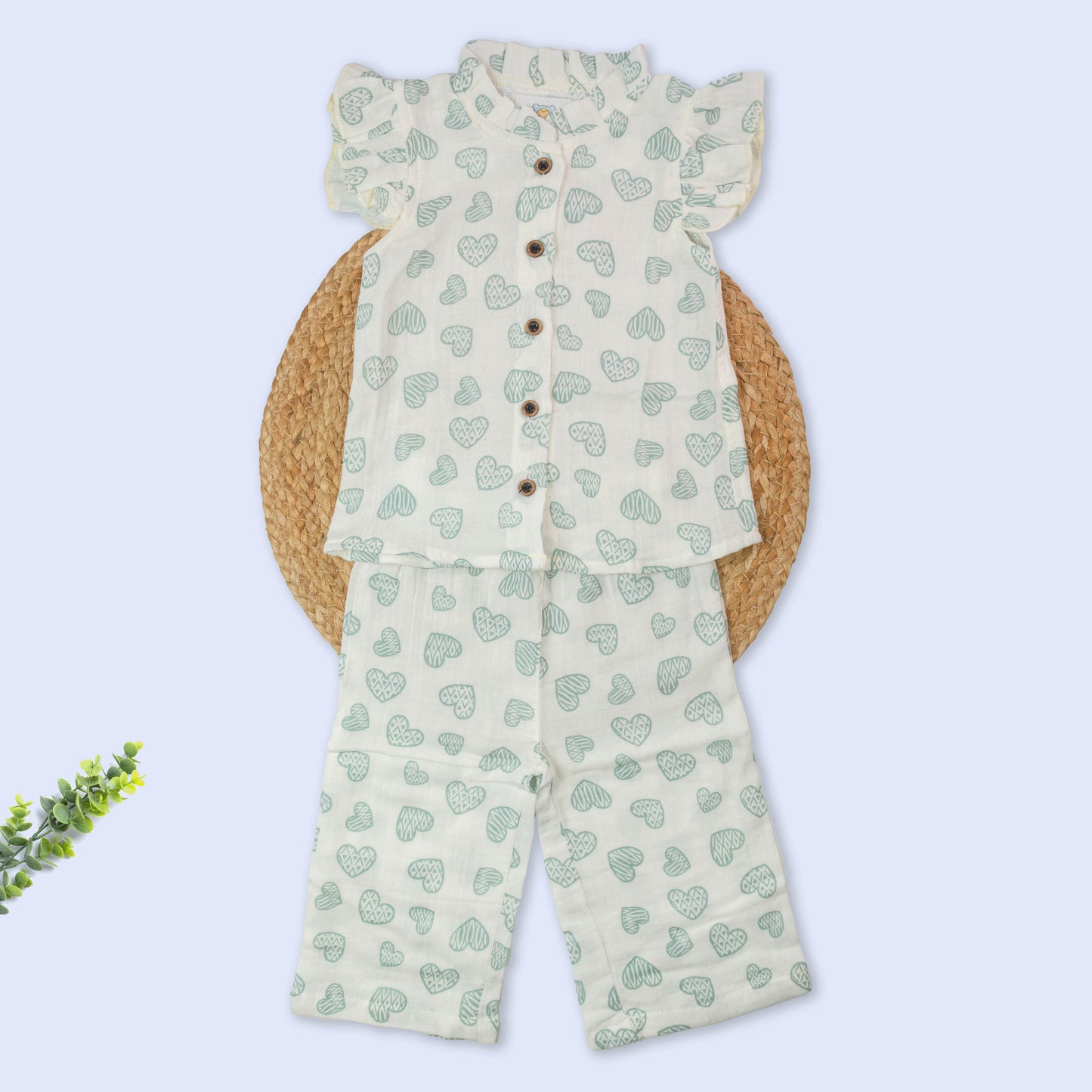 Girls Muslin Co-Ord Set (12-18 months)