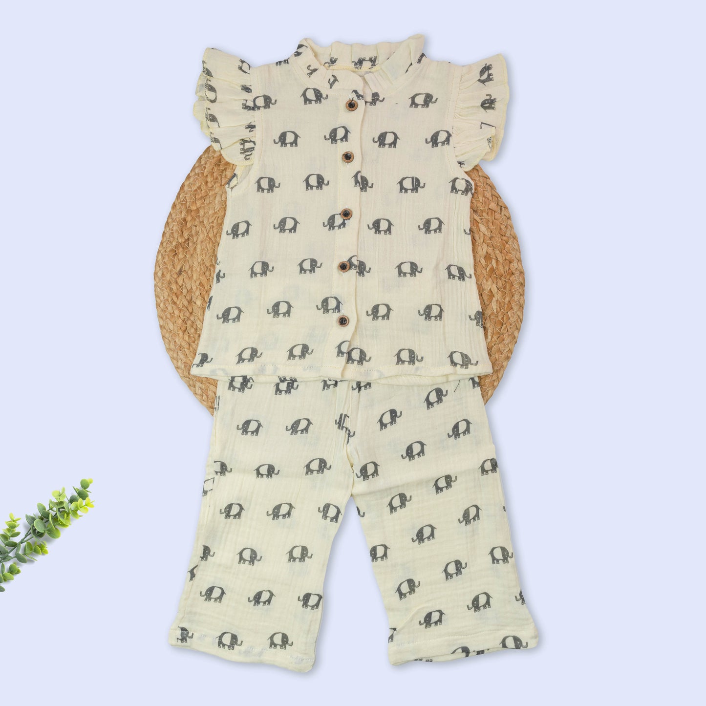 Girls Muslin Co-Ord Set (18-24 months)