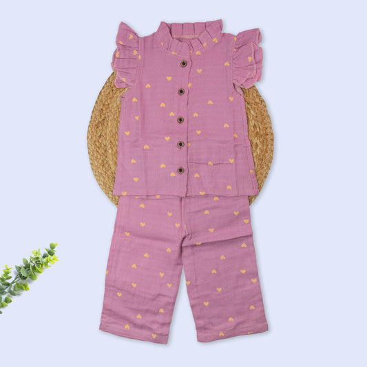 Girls Muslin Co-Ord Set (12-18 months)
