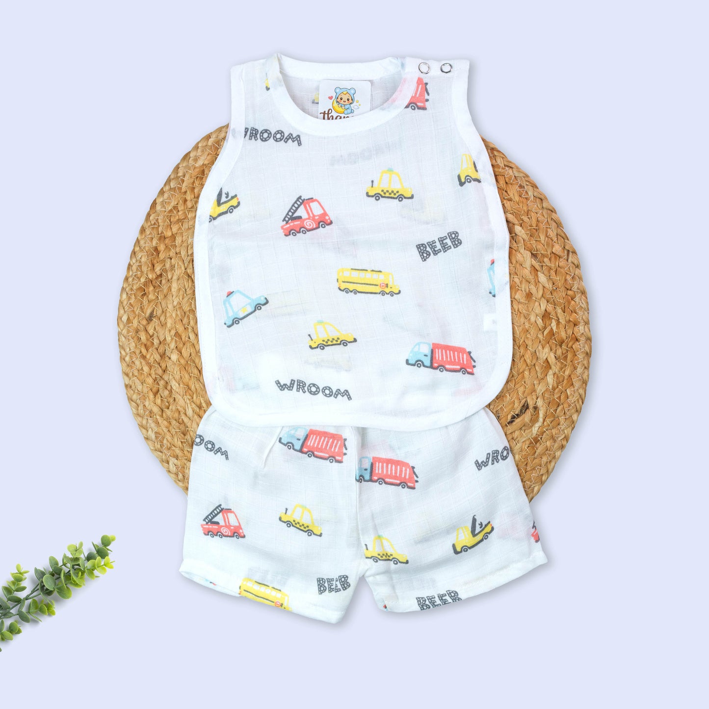 Boxy Style Muslin Co-Ord Set (9-12 months)