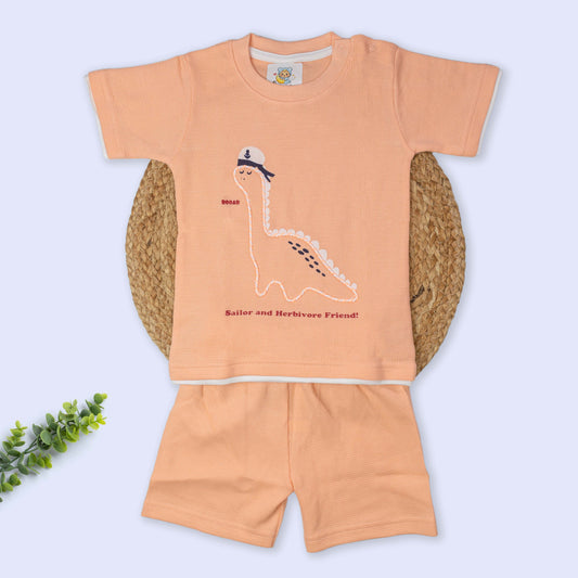 Rope Embroidery Knitted Co Ord set (9-12 months)