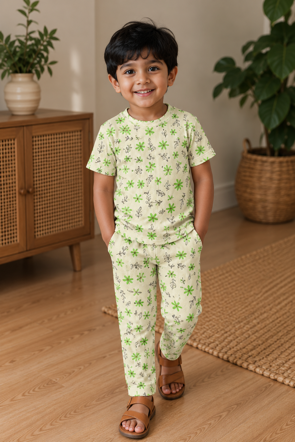 Knitted Co-Ord Set with Pants