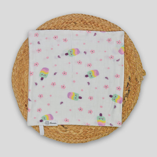 Happy Pops Bamboo Muslin Wipes 3Layer 27x27cm