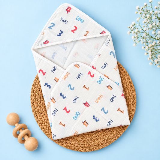Muslin Baby Hooded Cap Towel