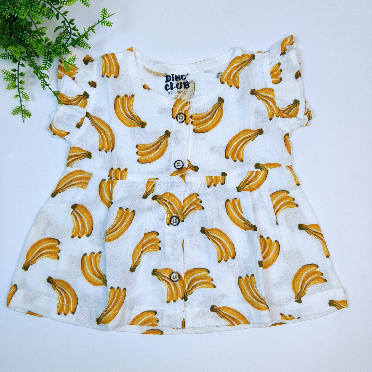 Muslin Girls Frock (6-12 months)
