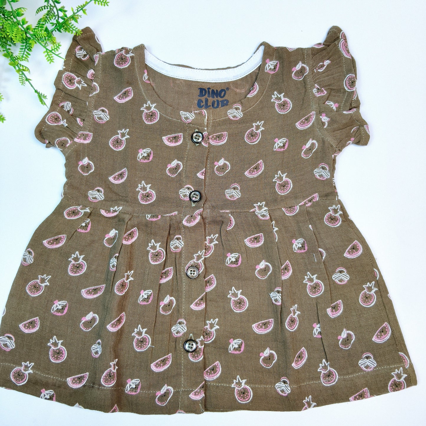 Muslin Girls Frock (3-6 months)