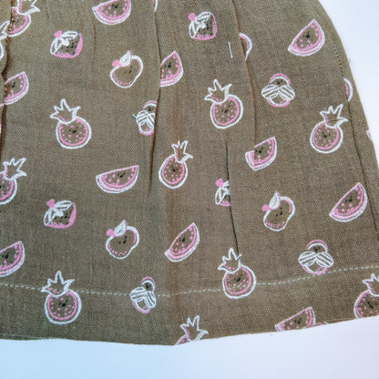 Muslin Girls Frock (3-6 months)