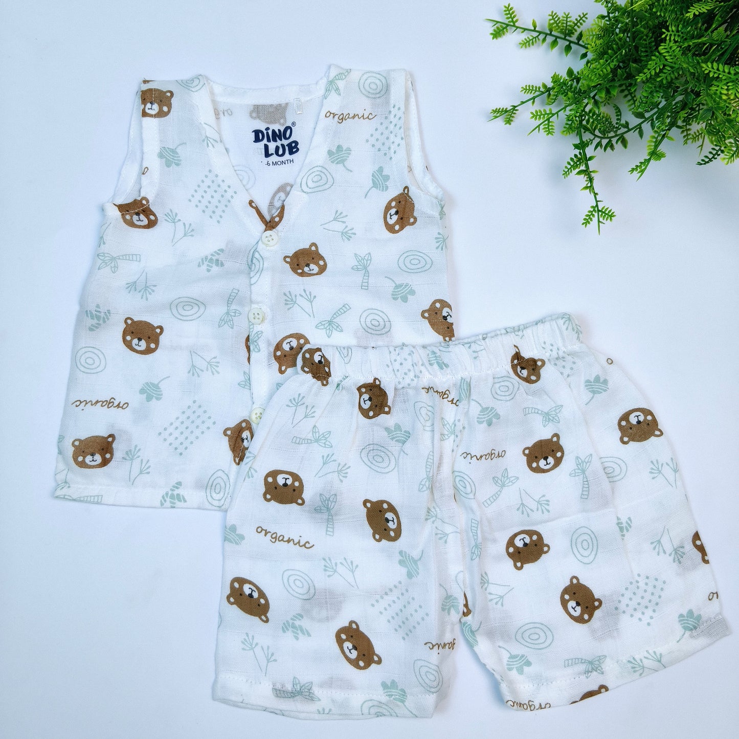 Muslin Boys Co Ord Set (3-6 months)